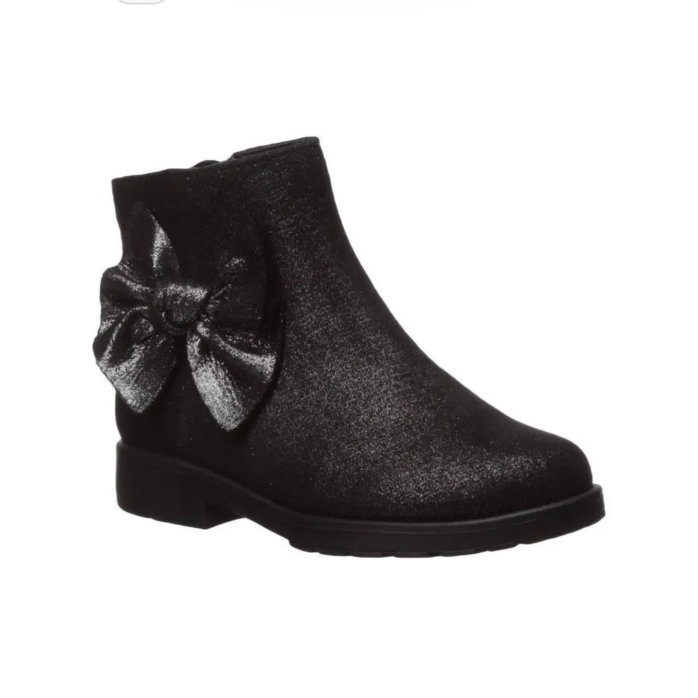 NEW Stride Rite Sr Lorraine Toddler Girls Size 9 Casual Boots Black